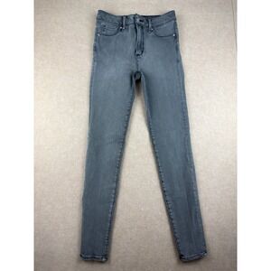 Abercrombie & Fitch Jeans Women 25/0 Gray Simone High Rise‎ Super Skinny Stretch